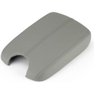 Aeagle Grey Center Console Cover Armrest Lids w/Base for Honda Accord 2008-2012, PU & ABS Plastic