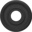 PATIKIL Ceiling Medallion, 12" OD x 4" ID PU Decorative Ceiling Light Medallion Chandelier Medallion Traditional Ceiling Light Cover Plate for Ceiling Light Fixtures Fans, Black