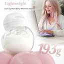 Smart Double Sides Wearable Breast Pump, Electric Bilateral Breast Pump, 3 Modes 9 Levels with Storage Bag, Low Noise Painless Rechargeable Wireless Electrical (White 2PCS)