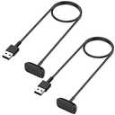 Charger for Fitbit Charge 5 / Charge 6 / Luxe, Replacement Charging Cable Cord Accessories for Fitbit Bands (2-Pack, 3.3ft/1m)