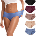 INNERSY Women's Soft & Thin No Show Modal Underwear Quick Dry Panties for Summer 5-Pack (Large)