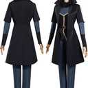 Cosplay Costume Cosplay Outfit Uniform Anime Costume Suit Full Set Halloween (Black), M