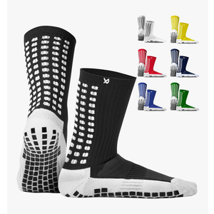 Lux Dual Grip Socks - Soccer Grip Socks for Men and Women. GripArray Performance & Comfort