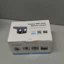 Solar Powered Camera Security Outdoor: AI Motion Detection 2K Outdoor Camera Wireless - Long Battery Life for Home & Business Monitoring(Black) (Single Pack)