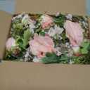 Lvydec 2 Pack Artificial Peony Flower Garland - 6ft Silk Peony Pink Flower Garland for Wedding Party Table Decoration (2, Pink)