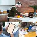 Tri-Fold Case Compatible with Samsung Galaxy Tab S 10.5 inch Tablet - SM T800&T801&T805&T807 (2014 Released), Includes a Screen Protector - Premium PU Leather Tri-Fold Cover with Auto Sleep/Wake