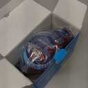 iClever BTH12 Kids Bluetooth Headphones, Colorful LED Lights Kids Headphones Wireless,74/85dBA Safe Volume,85H Playtime, Fast Charging, Bluetooth 5.2,Over Ear, Built-in Mic for iPad/Tablet/Airplane, Blue