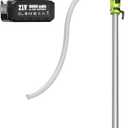 Cordless Stick Water Transfer Pump, 24000mAh 21V Rechargeable Battery, 720GPH High Flow, 32FT Lift, Portable Utility Sump Pump for Pool/Garden/Pond/RV/Boat/Basement/Rain Barrels Draining