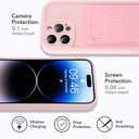 MOWIME Compatible with iPhone 14 Pro Case with Card Holder, Cheetah Print Shockproof Soft TPU Protective Case Women Girls, Anti Scratch Wallet Case for iPhone 14 Pro 6.1 Inch, Pink