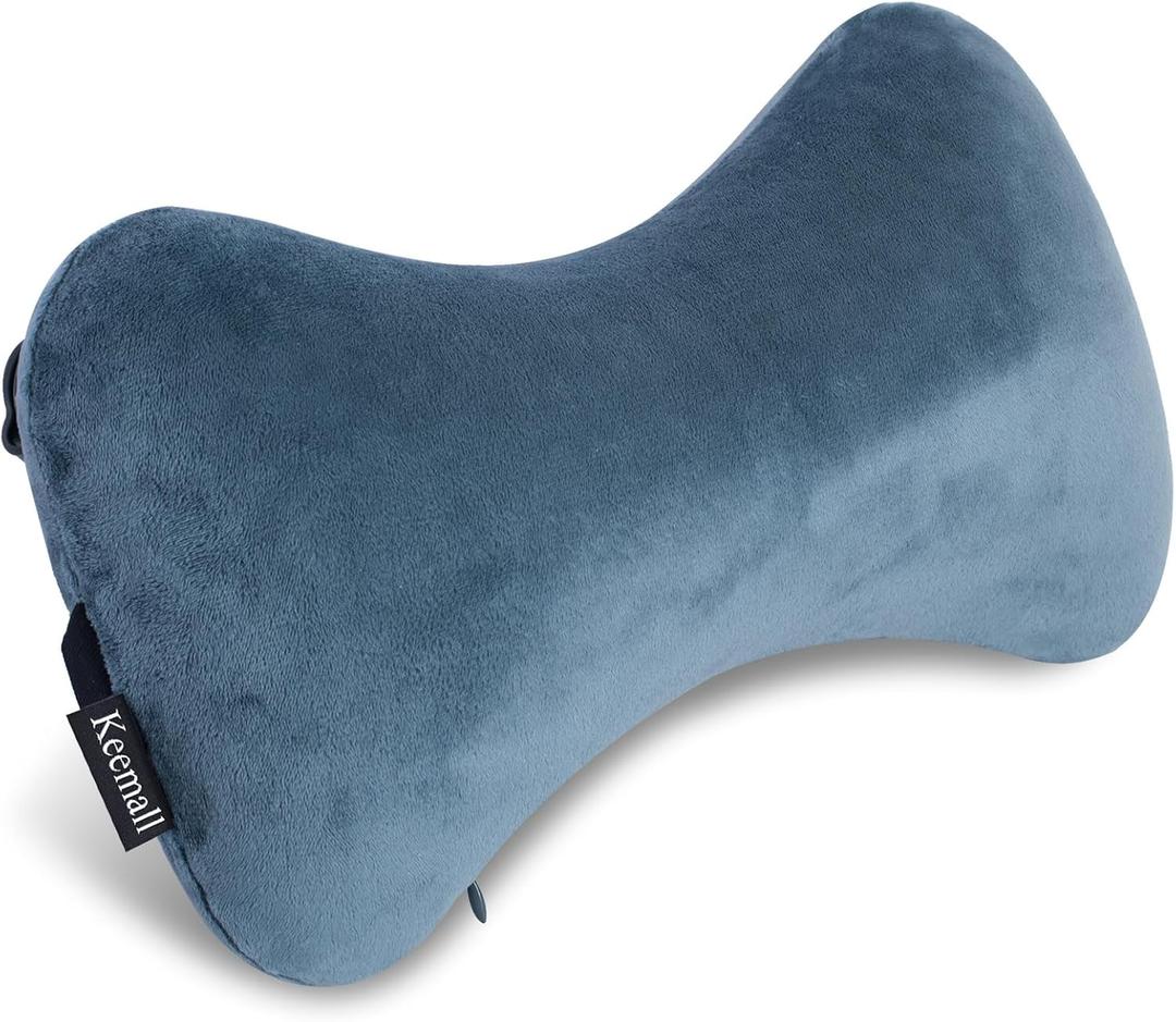 Car Neck Pillow, Soft Headrest Cushion for Driving Office Camping, Inflatable Brookstone Travel Neck Pillow for Car or SUV, Boost Your Driving Comfort, Fits All Vehicles (Medium)