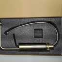 Bathroom Faucet Gold Brushed Vessel Sink Faucet - Bathroom Vanity Sink Faucet One Hole Tall Faucet Solid Brass, with Water Supply Hoses