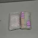 Domensi 30 Pcs 10 ml Empty Glass Perfume Bottles Bulk - Pink,Purple,Rose Gold Refillable Cologne Spray Atomizer with Pump, for Travel, Skincare, Haircare, Cleaning & DIY Essentials