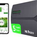 Smart Sprinklers Controller WiFi, Irrigation Controller Easy Use App Enabled, 6 Zone + 16 Plans, Save Water Auto Skip Rain, Freeze & Wind, 10 Minutes Install