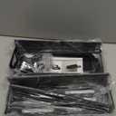 7 Pack Magnetic Spice Storage Rack Organizer for Refrigerator and Oven, Black Fridge Organizers and Storage, Paper towel holder, Punch and no-punch dual purpose