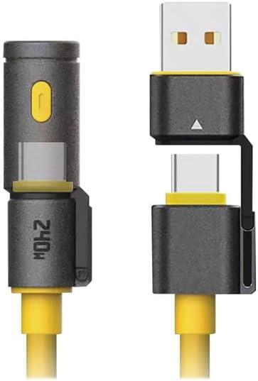 RapidCharge 240W 4-in-1 USB-C Cable by Helix