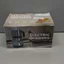 Electric Spice and Nut Grinders - 3 Stainless Steel Blades, 1 Filter, 1 Brush - 500W Grinder for Kitchen Dry Use (Black)