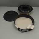 Zenker 7.09-inch Non-Stick Carbon Steel Springform Pan with 2 Bases, Standard and Bund