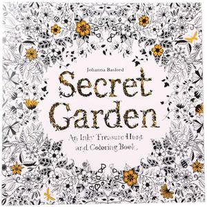 24 Pages Garden English Edition Coloring Book for Adult Relieve Stress, Colouring English Edition Painting Books (Garden)