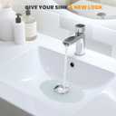 3 x BOTEMY 3 in 1 Bathroom Sink Drain Strainer,Brass Bullet Core Pop Up Sink Stopper with Removable Stainless Steel Drain Basket Hair Catcher,Sink Stopper for 1.02"-0.2" Drain Holes,2 PCS