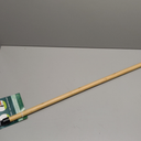 PlantSpawn Manual Stand Up Weed Puller Tool 44" with Long Bamboo Handle – Heavy Duty 4-Claw Wooden Head Weeder for Root Removal – Ergonomic Weeding Tool for Dandelion, Lawn, Yard & Garden Maintenance