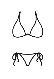 Two-Piece Swimsuit (Beige) XL