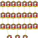 Christmas Nativity Manger Scene Ornament Craft Kit - Makes 24