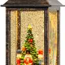 10'' Nutcracker Snow Globe, Musical Christmas Water Lantern With Swirling Glittering Home Decoration and Gift, Battery Operated or USB Powered