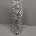 Small Silver Tinsel Tree Centerpiece - 10", 1 Piece - Perfect Tabletop Accent for Parties and Events
