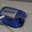 JaGely 11 Pairs Reusable Shoe Covers Non Slip Cloth Washable Thickened Bowling Shoe Covers for Indoors Men Women (Blue)