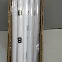 Tension Curtain Rod No Drilling 31-168 In (14ft) 1.1" Dia Adjustable Outdoor White Extra Long Curtain Rods Spring Shower Rods Heavy Duty for Window Bathroom Patio Rust Proof