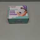 Child Safety Door Knob Cover (4 Pack) Hard-to-Remove Dual-Lock Door Handle Covers for Kids - Reusable Baby Proof Door Knob Locks - Installs Easily, No Tools Needed (White)