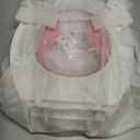 17" Round Pink Toilet Seat with Built-In Toddler Potty Training Seat, No Wiggle Design for Child and Adult, Easy to Install with Detachable Seat for Longtime Usage