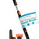 39" Extendable Snow Brush with Squeegee & Ice Scraper | Foam Grip | Auto Snow Brush | Auto Ice Scraper | Car Truck SUV