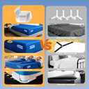 Upgrade 4Pcs Bed Sheet Holders for Corners, Lock Sheet Holders, Fitted Sheet Holders Keep Sheets Firm & Tight,Durable Heavy Duty Bed Sheet Clips, Sheet Locks, Sheet Fasteners Clips No More Loose Sheet