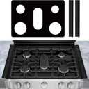Reusable Stove Burner Top Cover for LG Gas Range, Model LGLDG4315 LRG4115 LRG4113 LDG4313, Non-Stick Washable Stove Top Cover Mat Protector, Gap Filler for Range Side Guard