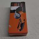 Electric Cardboard Cutter Scissors with LED Light, 2600mAh Rechargeable Battery, Brushless Motor, Tungsten Steel Blade, Cuts Cloth, Leather, Carpet, light orange