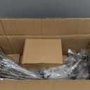 Swan Neck Turkish Moroccan Lamp Handmade Stained Mosaic Glass Vintage Lamp Shade Bohemian Tiffany Style Bedside Night Lamp Lighting for Bedroom Living Room (White1)