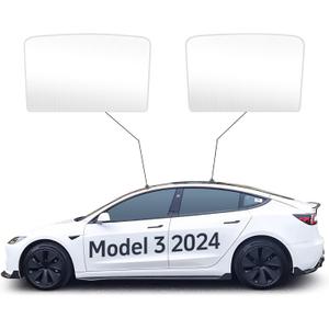 Roof Sunshade For 2024 2025 Tesla Model 3 Sunshade Roof Window Insulation UV Rays Protection Heat Blocking Shades Shading Rate 99% 2025 Tesla Model 3 Accessories 2025(Beige)