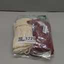 Mr. Pen- Personalized Christmas Stockings with Wooden Name Tags, Set of 4, 18" Red & Cream Cable Knit Stockings for Christmas