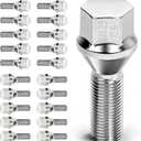 ECCPP M12x1.25 Lug Nuts 20 Pieces 12x1.25 Wheel Lug Bolts Shank Length 28mm Hex 17mm Wheel Bolts Set Fit for 2015-2022 for Renegade 2018-2022 for Compass 2014-2022 for Cherokee