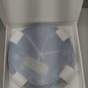 Atomic Analog Wall Clock, WWVB Self-Setting Battery Operated 14" Large Dial Non-Ticking Silent Easy to Read & Use Clock with LCD Display, Ideal Modern Home, Kitchen, Office Dcor (Blue)