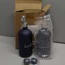 Cornucopia Brands 16oz Hands Dishes Pump Bottles (Blue, Set of 2); Frosted Blue Pump Dispensers for Kitchen and Home