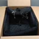 Dog Booster Car Seat for Small/Medium Dogs Up to 35lbs,Elevated Cushion Fits in Front/Back Seat,Fully Detachable and Washable,2 Storage Pockets & Dog Leashes,Easy to Install(Black,Medium)