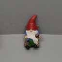 Solar Garden Gnomes Outdoor Statue with Solar Lights, 7.1 Figurine Lights Solar Garden Yard Decorations Outdoor Decorations for Patio, Yard, Lawn Ornament Mom Gift Unique Housewarming Gifts