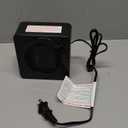 Gaiatop Mini Space Heater, Lightweight PTC Ceramic Fast Heating 500W Energy Efficient for Indoor Use, Overheating & 45 Tip-Over Protection, Portable Desk Electric Heaters for Office Home Black