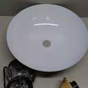 Black Pendant Lights Kitchen Island, Modern Pendant Light with Wood Cap, 13.8 inch Dome Pendant Light for Kitchen, Dining Room, Living Room