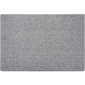 24 * 36 Inch Stair Treads Landing Rug (1-Pack) Non Slip Adhesive Peel and Stick Stair Landing Mat, Washable & Reusable Landing Carpet for Kids Elders and Pets-Grey