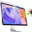 Qoosea Blue Light Screen Protector for Computer Monitor: 27-28 inches Computer Monitor Screen Protector for Eyes Screen Filter Reducing Eye Strain Blue Light HD Easy To Install