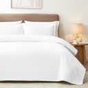 Hansleep White Quilt King Size - Chevron Pattern Ultrasonic All Season Bedspread King, Soft Lightweight Coverlet Bedding Set, 3 Piece (1 Quilt, 2 Pillow Shams)
