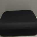 Acxseo 6" Extra Thick Memory Foam Office Chair Cushion  2-Layer Booster Seat for Back & Tailbone Pain Relief, 18 x 16 x 6in Non-Slip Cushion with Carry Handle for Wheelchair, Car, and Airplane (Black)